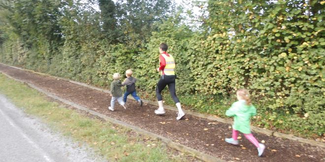 Lauftreff der DRK-Kindertageseinrichtung Fifikus Altenberge